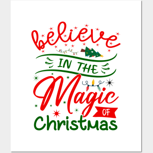 Believe in the magic of Christmas Posters and Art